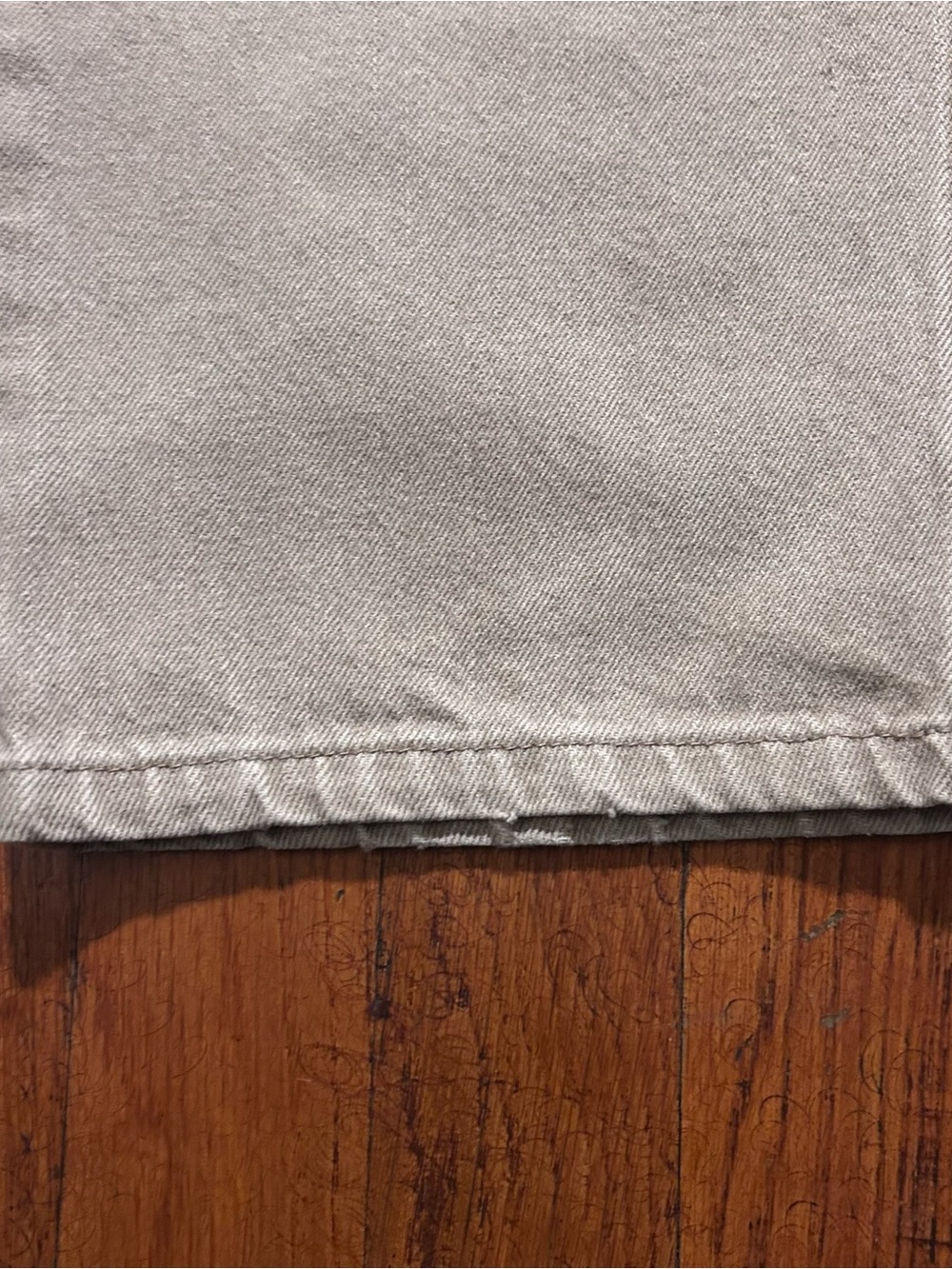 Vintage L.L. Bean Double L Outdoor Gorpcore Baggy Tan Khaki Denim Jeans 34x29 - Picture 7 of 13